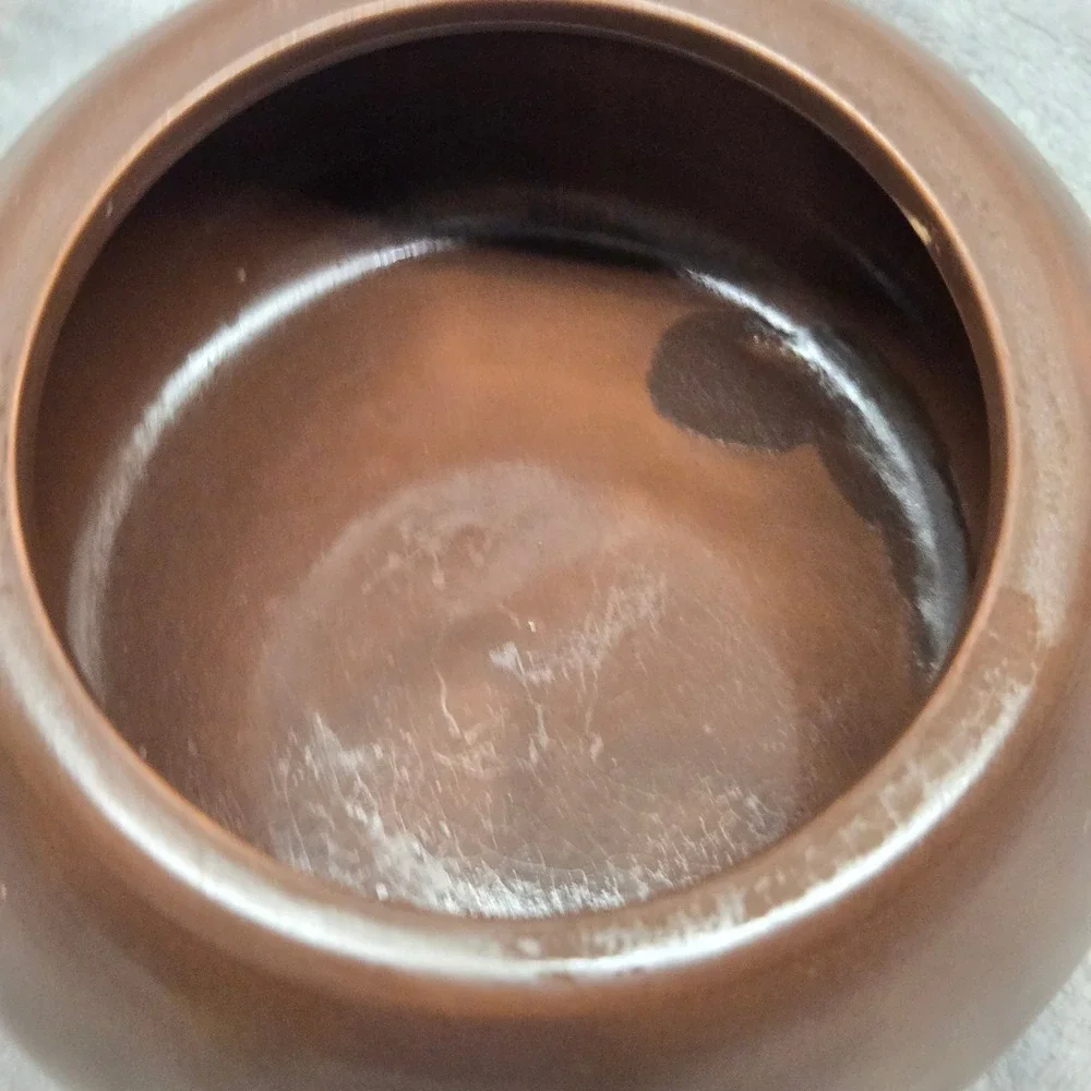 Hershey's Kisses‎ Ceramic Candy Dish Chocolate Brown Jar THC 2006 Collectible